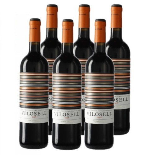 VILOSELL Caixa de vi negre ecològic DO Costers del Segre Km0