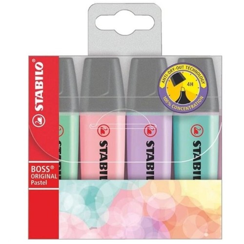 STABILO Marcadors fluorescents pastel