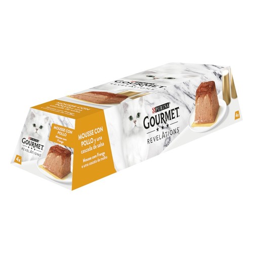 GOURMET REVELATIONS Menjar en mousse de pollastre per a gat adult