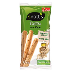 SNATT'S Bastonets de pa amb pipes