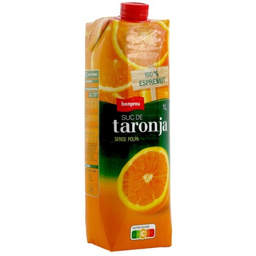 BONPREU Suc de taronja sense polpa