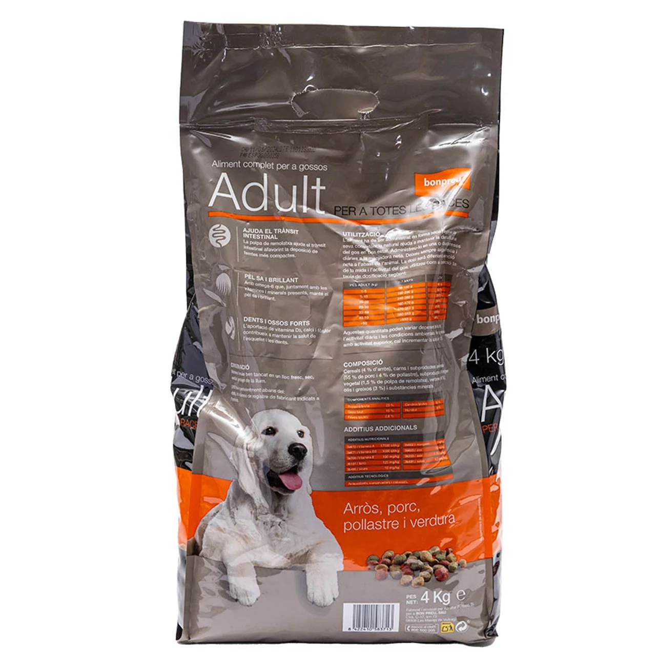 BONPREU Alimento completo para perro adulto