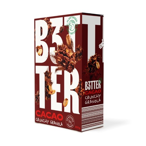 B3TTER Granola amb avellana i cacau Original Crunchy