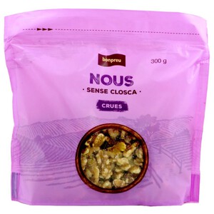 Imagen de BONPREU Nous sense closca crues en doypack de 300 grams