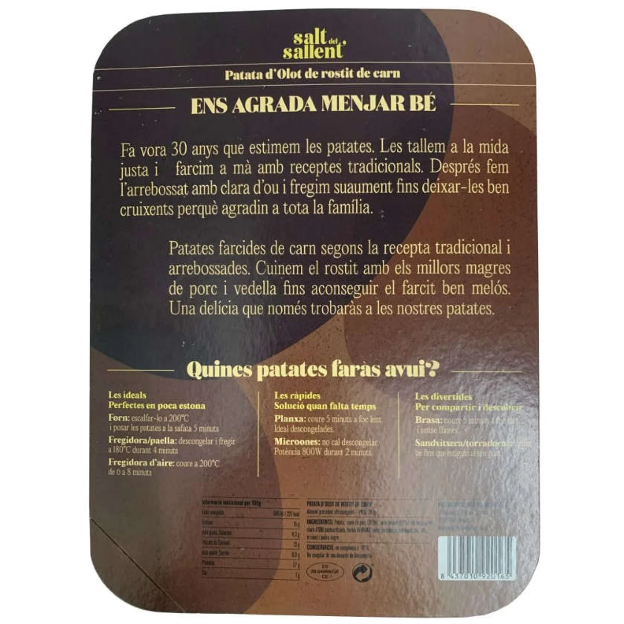 Patatas de Olot de carne
