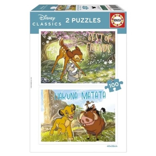 EDUCA Trencaclosques disney 2x100 p