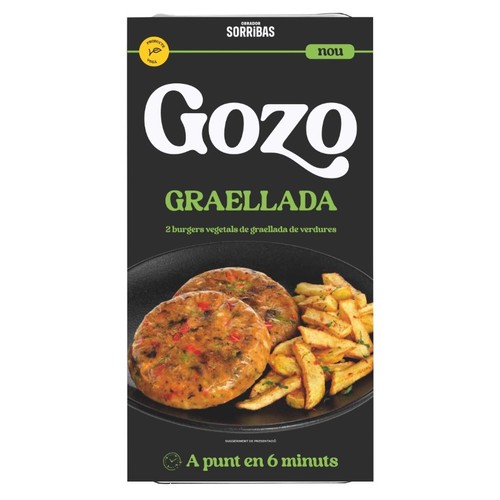 GOZO Hamburguesa vegetal de graellada de verdures