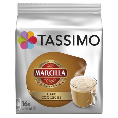 MARCILLA Càpsules de cafè amb llet Tassimo