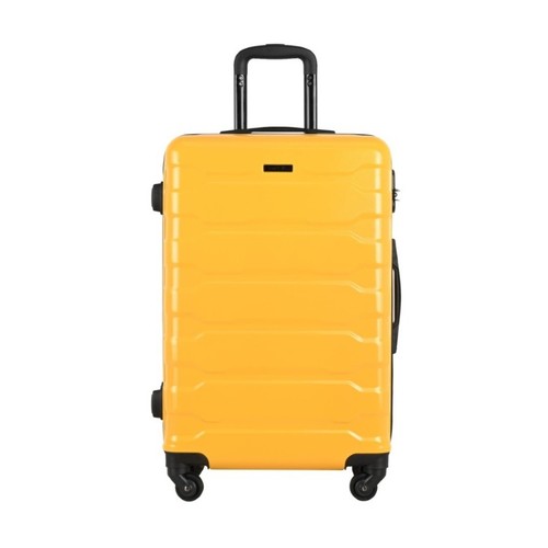  Maleta de cabina mitjana groga 4 rodes