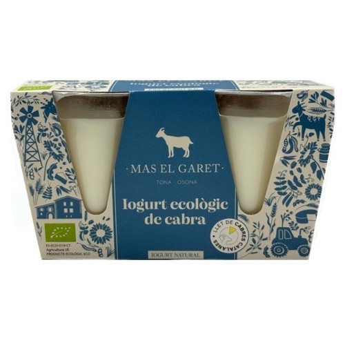MAS EL GARET Iogurt de cabra ecològic Km0