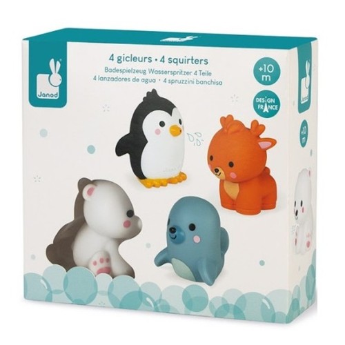 JANOD Set de Joguines de Bany Animals Polars