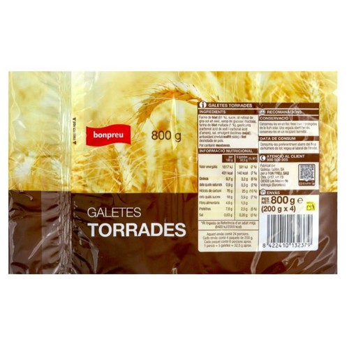 BONPREU Galetes torrades