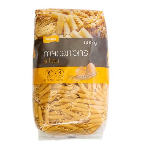 BONPREU Macarrons a l'ou