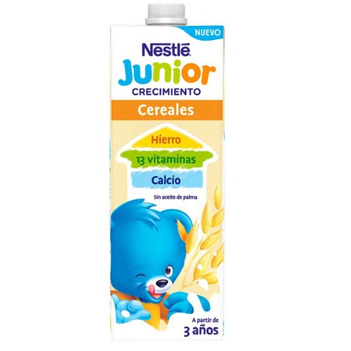 NESTLÉ JUNIOR Llet de creixement amb cereals en cartró