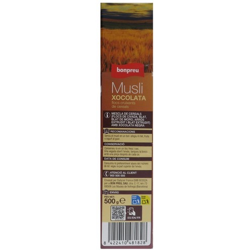 BONPREU Cereals musli de xocolata