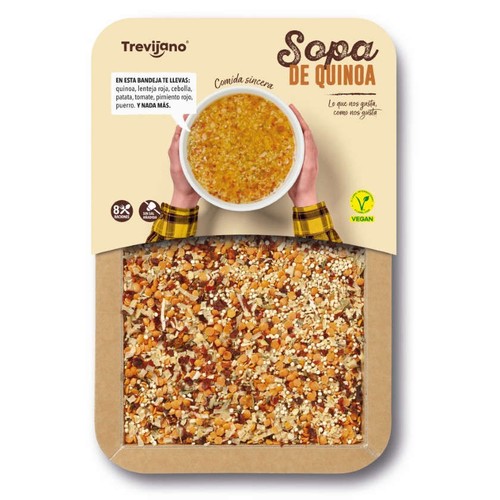 TREVIJANO Sopa de quinoa