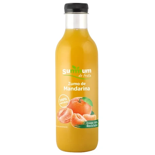 Zumo de manzana en botella