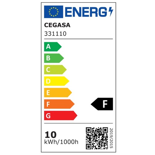 CEGASA Bombeta Led E27 llum càlida 10,5W-2700K