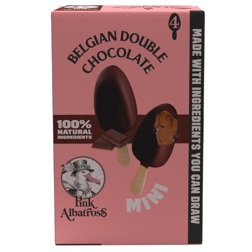 PINK ALBATROSS Gelat bombó mini de xocolata