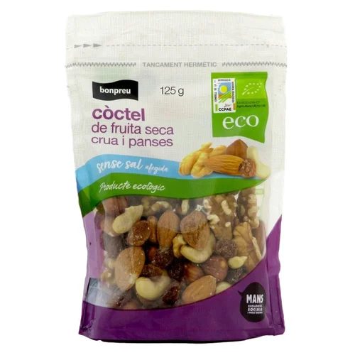 BONPREU Cóctel de fruta seca cruda y fruta desecada
