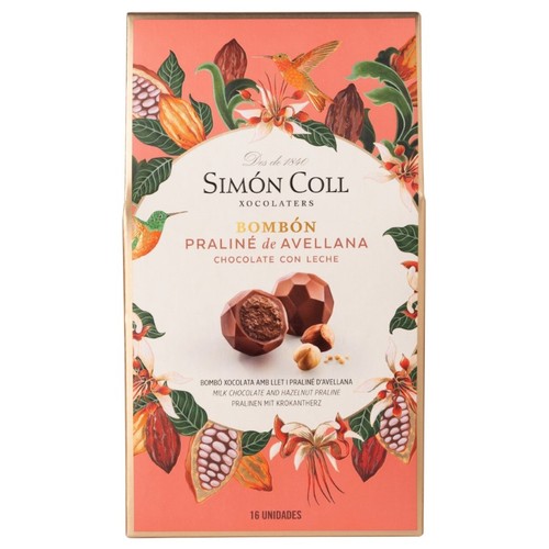 SIMÓN COLL Bombons de xocolata amb llet i praliné d'avellana