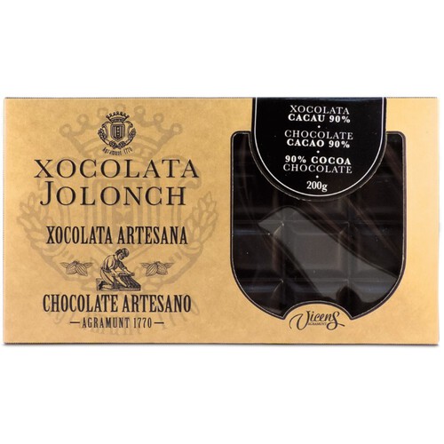  VICENS Xocolata negra 90% Jolonch Km0