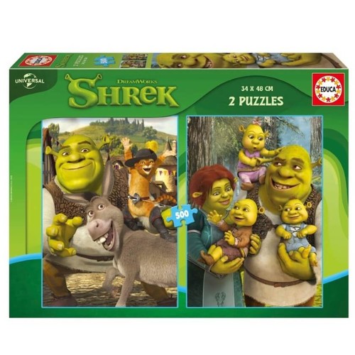 EDUCA Trencaclosques shrek 2 x 500P