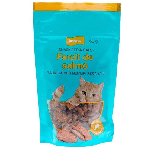 BONPREU Snack per a gats farcit de salmó