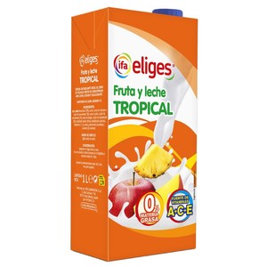 Zumo de frutas con leche Tropical