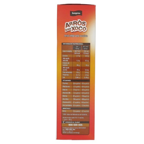 BONPREU Cereals arròs amb xocolata
