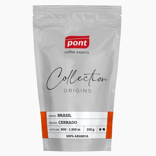 PONT Cafè en gra natural Collection Brasil Origins Km0