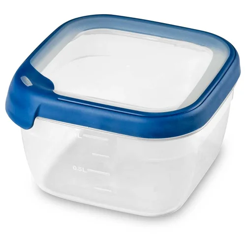 Recipiente hermético cuadrado azul 1,3L