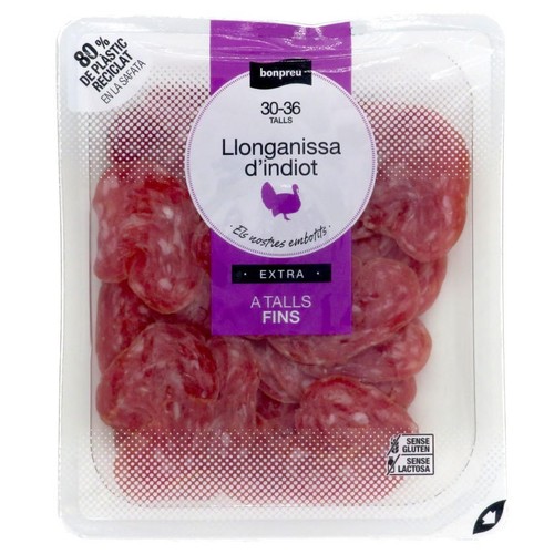 BONPREU Llonganissa d'indiot extra