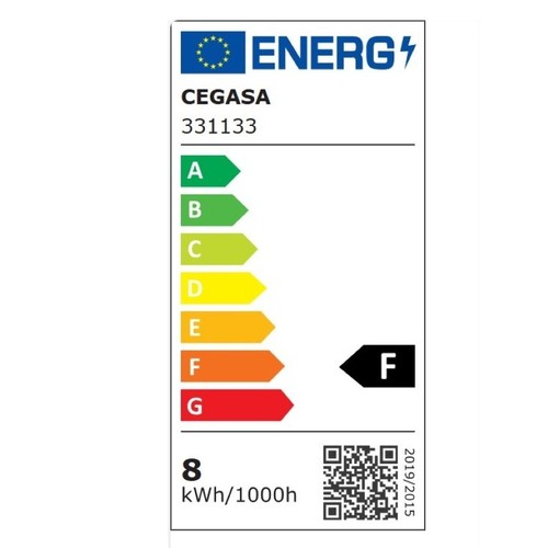 CEGASA Bombeta Led E27 llum freda 8W-6.500K