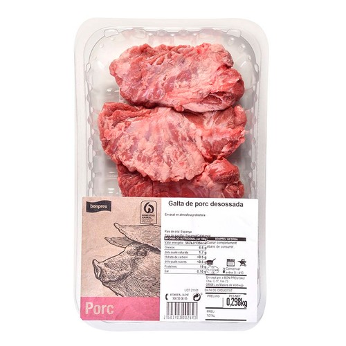 BONPREU Galtes de porc desossades