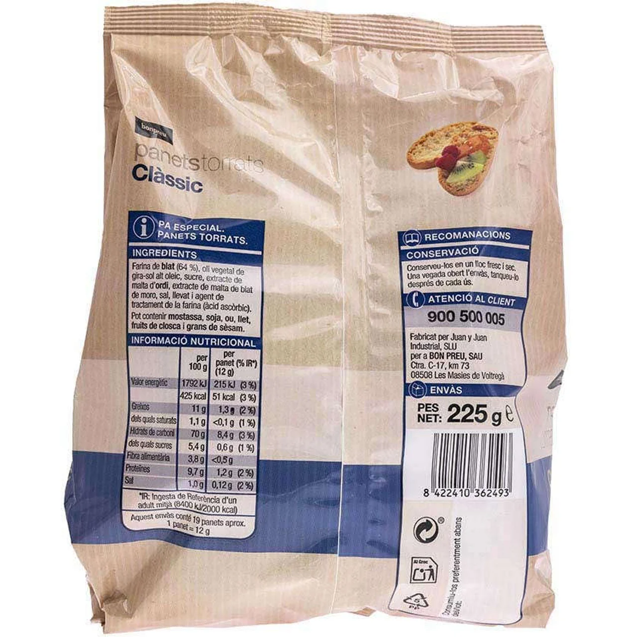 BONPREU Panecillos tostados