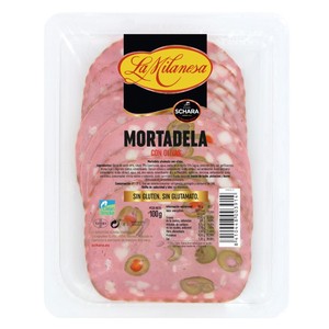 Mortadela con aceitunas