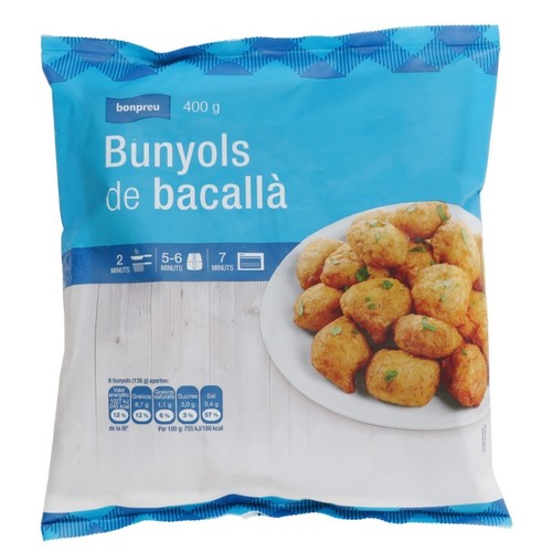 BONPREU Bunyols de bacallà