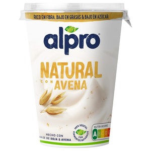 Producto vegetal de soja con avena