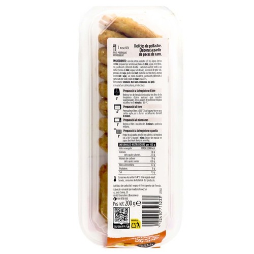 TERRA I TAST Delícies de pollastre nuggets
