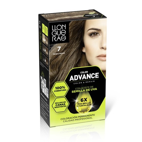 LLONGUERAS Tint de color ros mitjà nº 7 Color Advance