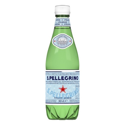 SAN PELLEGRINO Aigua amb gas mineral natural 50 cl en ampoolla