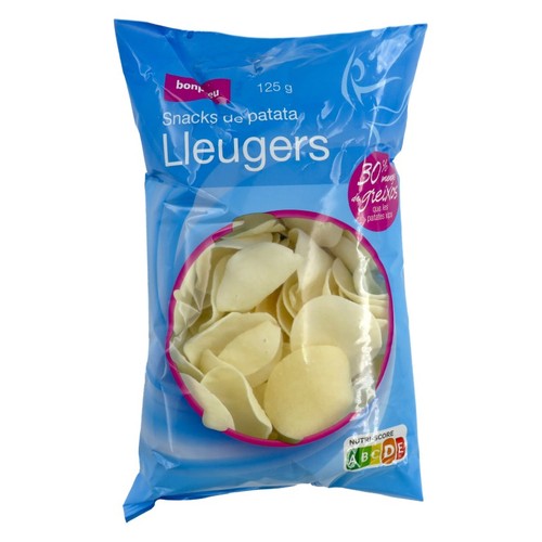 BONPREU Snacks de patata lleugers