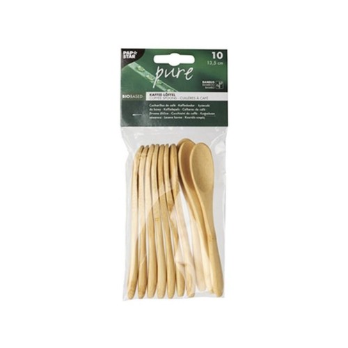 PAPSTAR Cullereta fusta cafè Pure 13,5cm