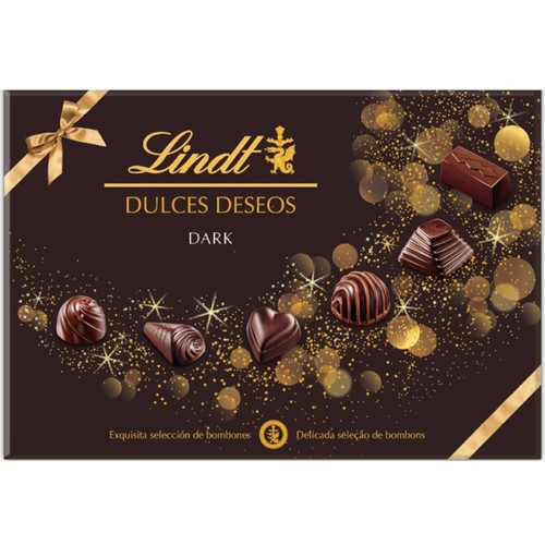 LINDT Assortiment de bombons de xocolata negra Dulces Deseos Dark