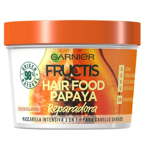 FRUCTIS Mascareta reparadora 3 en 1 de papaia