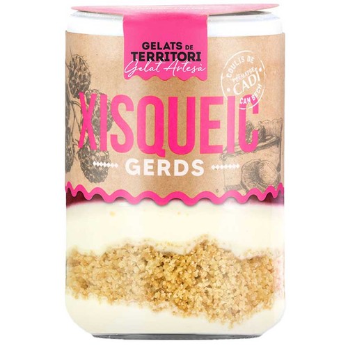 TERRITORI Gelat pastís de formatge i gerds Xisqueic Km0