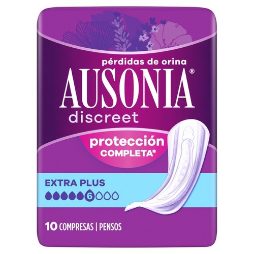 AUSONIA DISCREET Compresa maxi per a incontinència
