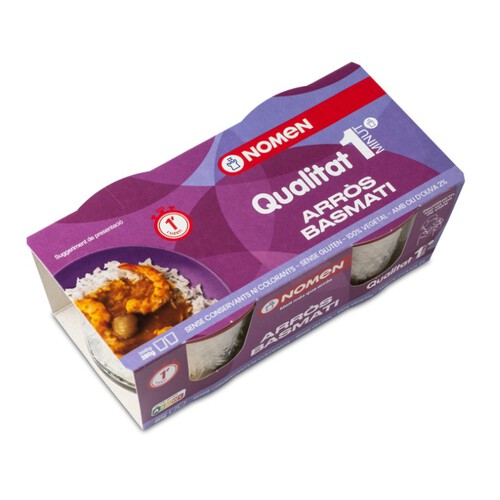 NOMEN Arroz basmati 2 x 0.14kg