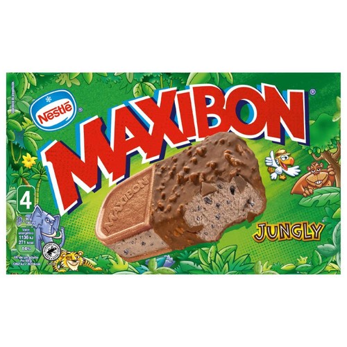 NESTLÉ MAXIBON Gelat de xocolata Jungly Maxibon